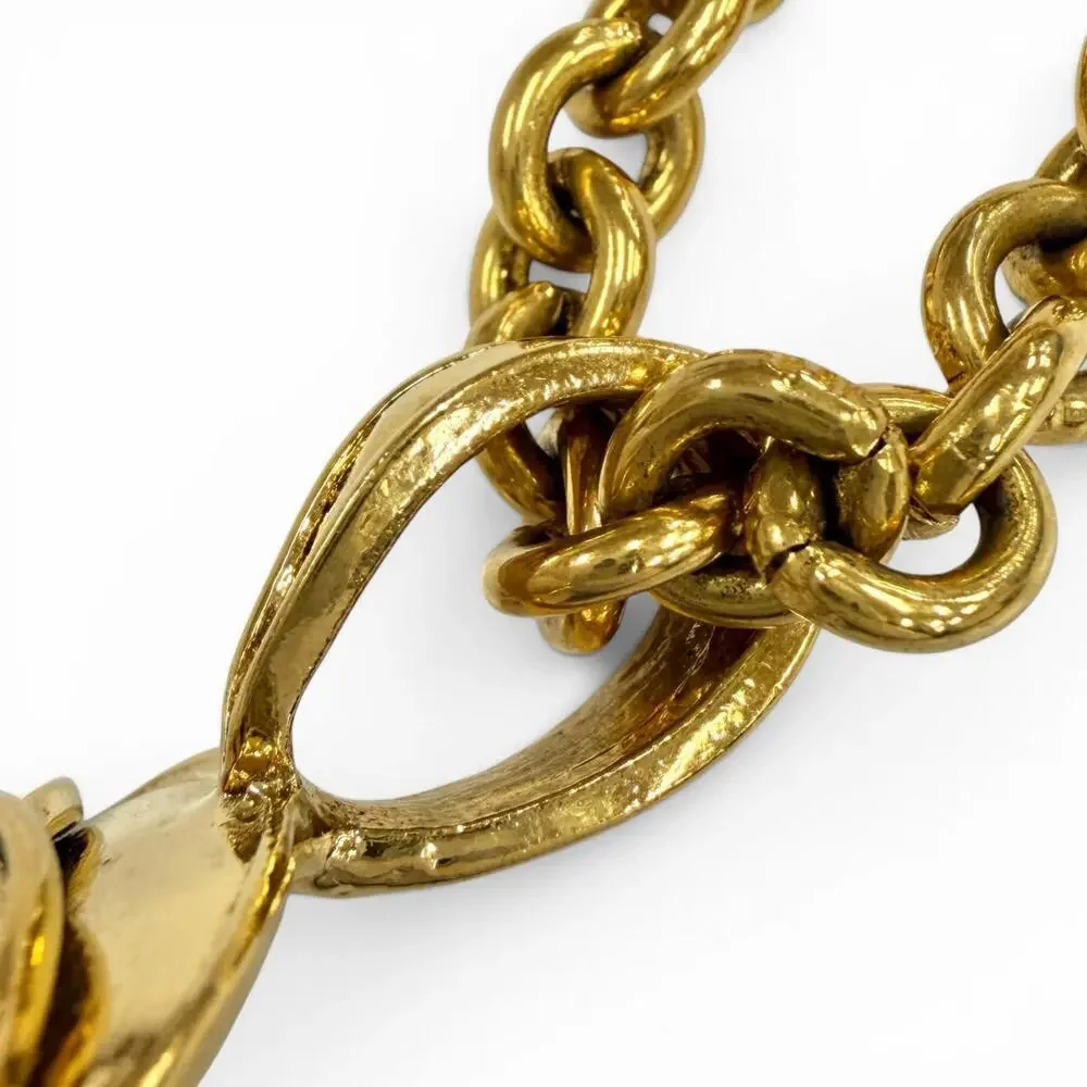 Chanel Cc Logo Chain Pendant Necklace #266418C11B